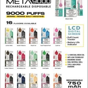 Myle Meta 9000 Rechargeable Disposable