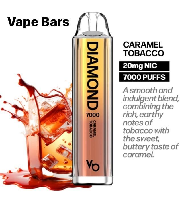 Vapes Bars Diamond 7000 Puffs Disposable Vape In UAE